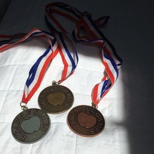 Big Apple Games NYC gold/silver/ bronze medals